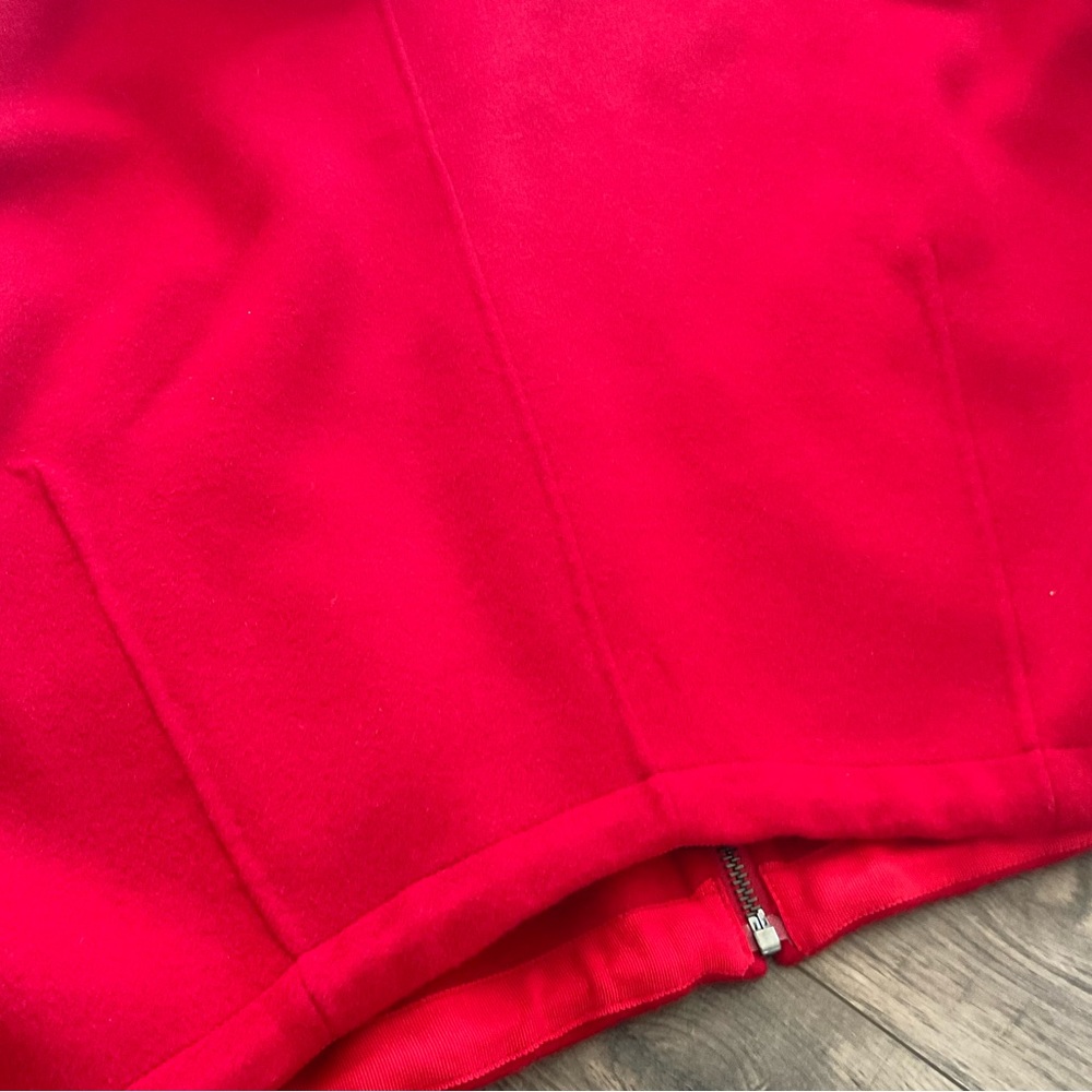 Mes Demoiselles Pantin red zip wool jacket, new - Picture 9 of 9